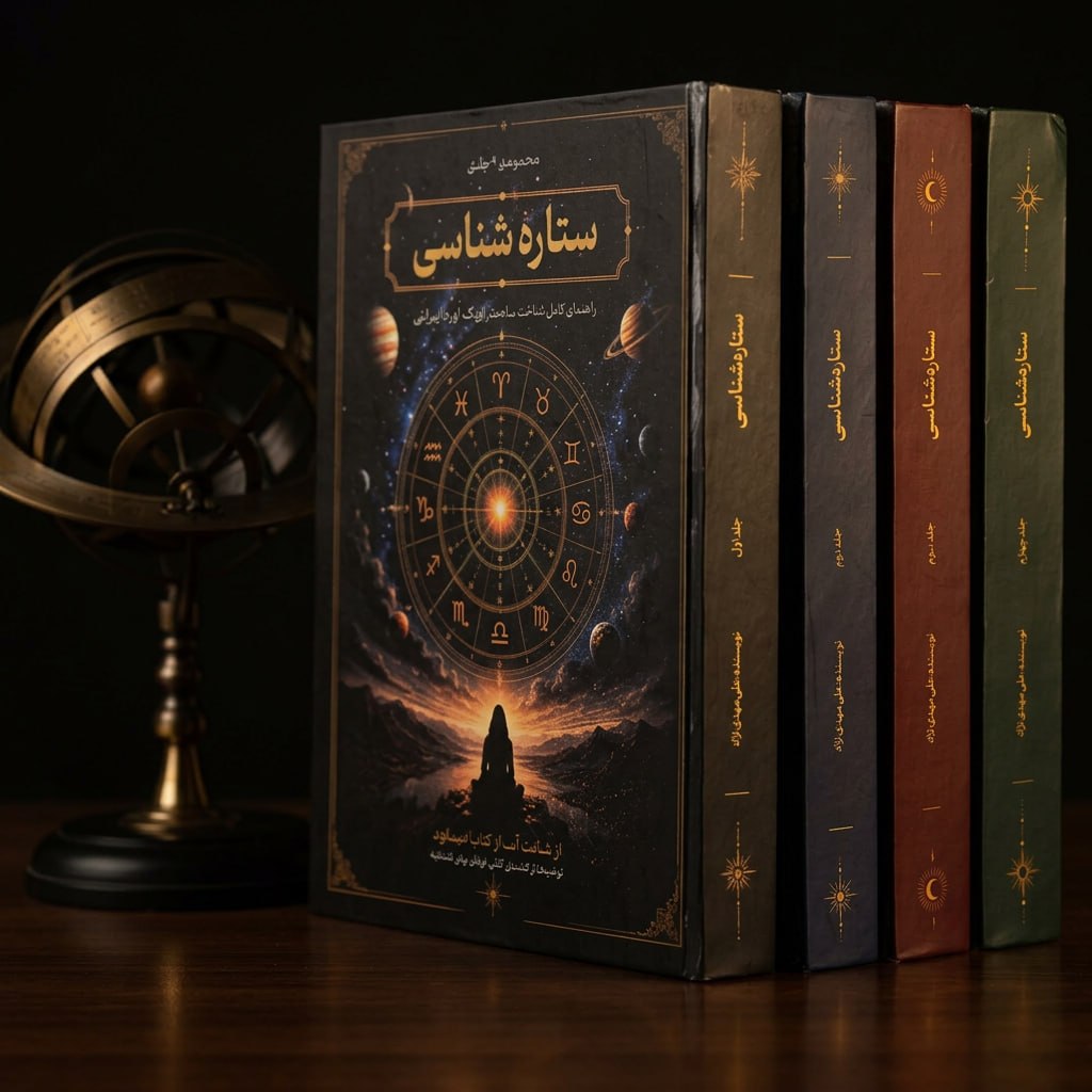 جلد کتاب مجموعه 4 جلدی ستاره شناسی — تصویر 4